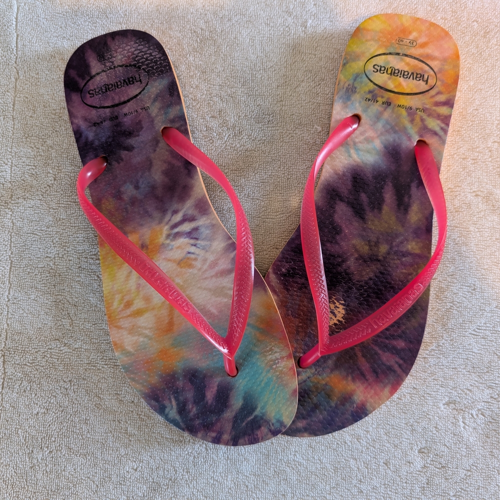 Havaianas Women's Tie-Dye Flip Flops